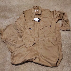 Lapco Flame Resistant Khaki Contractor Coverall